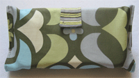 Button 407STAYLOR Taylor Stripe Clutch
