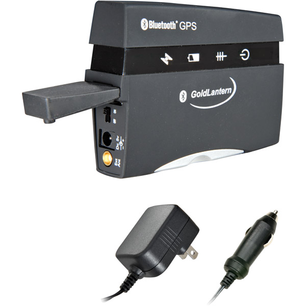 Goldlantern GL BTG-7000 Portable Bluetooth GPS Receiver With 16-Channel Parallel Tracking