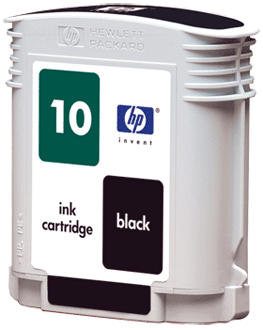 Hewlett Packard InkJet Cartridge Black # 10 C4844A C4844A