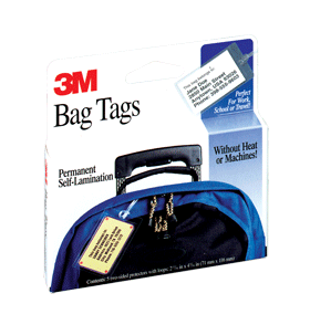 Self-laminating Bag Tag Pouch Clear 3x5 5 Pk Ls853-5g Pack Of 12