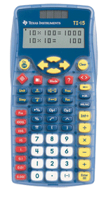 TI 15 Scientific Calculator 15TBL2L1A