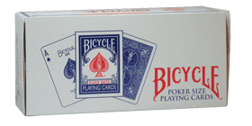 U.S. Playing Cards Bicycle Poker Cards 808R1 Pack Of 12