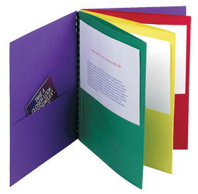 Oxford 8 Pocket Project Organizer Asst 8.5x11 8 Pocket 99656 Pack Of 12