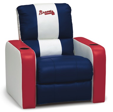 DreamSeat 0390-47 Atlanta Braves MLB Leather Recliner
