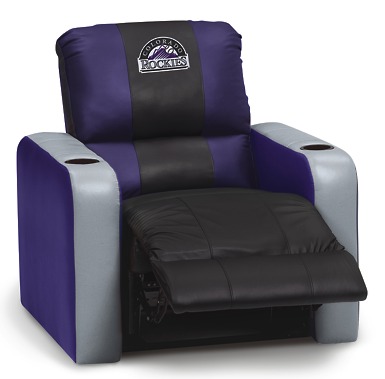 DreamSeat 1090-47 Colorado Rockies MLB Leather Recliner