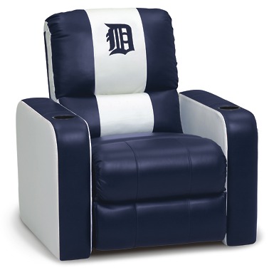DreamSeat 1190-47 Detroit Tigers MLB Leather Recliner