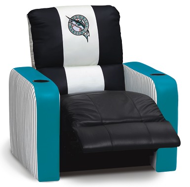 DreamSeat 1290-47 Florida Marlins MLB Leather Recliner
