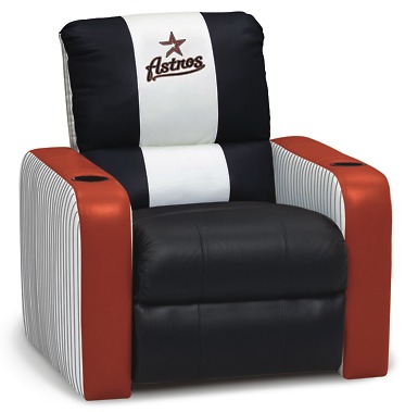 DreamSeat 1390-47 Houston Astros MLB Leather Recliner