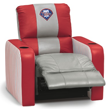 DreamSeat 2190-47 Philadelphia Phillies MLB Leather Recliner