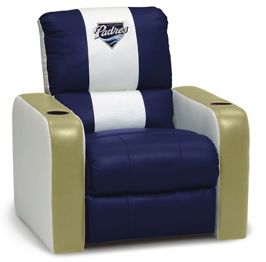 DreamSeat 2390-47 San Diego Padres MLB Leather Recliner