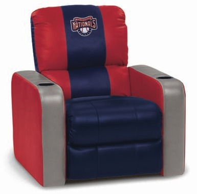DreamSeat 3090-47 Washington Nationals MLB Leather Recliner
