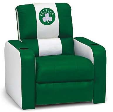 DreamSeat 6823-47 Boston Celtics NBA Leather Recliner