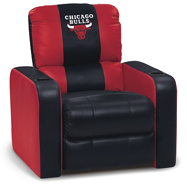DreamSeat 6825-47 Chicago Bulls NBA Leather Recliner