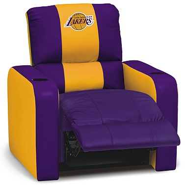 DreamSeat 6834-47 Los Angeles Lakers NBA Leather Recliner