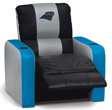 DreamSeat 359047 Carolina Panthers NFL Leather Recliner