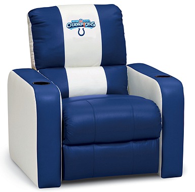 DreamSeat 685747 Indianapolis Colts Champs NFL Leather Recliner