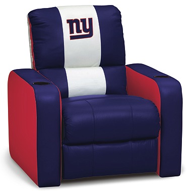 DreamSeat 5090-47 New York Giants NFL Leather Recliner