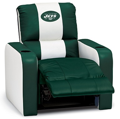 DreamSeat 519047 New York Jets NFL Leather Recliner
