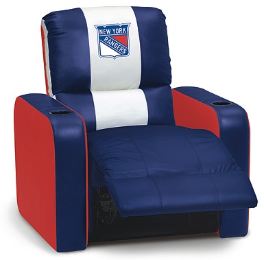 DreamSeat 6809-47 NY Rangers NHL Leather Recliner