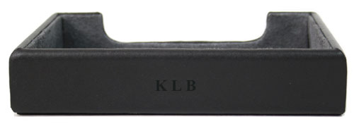 Royce Leather 782-BLACK-6 Desk Accessory Tray - Black Royce Leather 782-BLACK-6 Desk Accessory Tray - Black