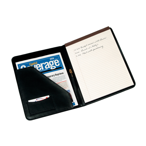 Royce Leather 744-BLUE-5 Deluxe Writing Padfolio - Blue Royce Leather 744-BLUE-5 Deluxe Writing Padfolio - Blue