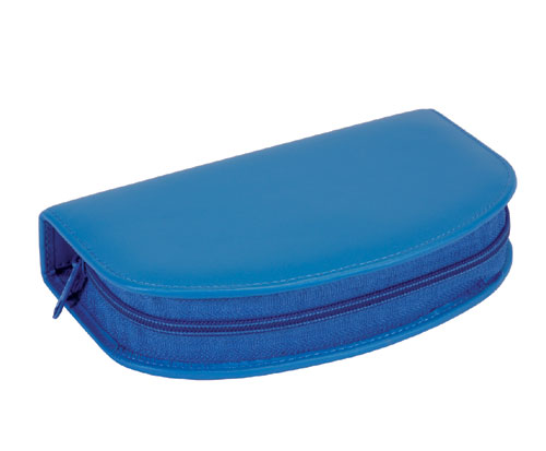 Royce Leather 560-RB-6 Ladies Travel Kit With Razor - Ocean Blue