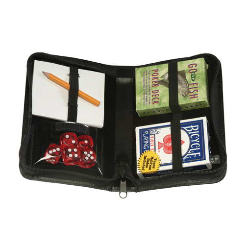 Royce Leather 606TAN8 Zip Around Fly Fishing Card Case  Tan
