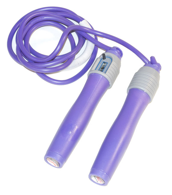 J Fit 60-0869 Digital Skip Rope 7ft - Purple