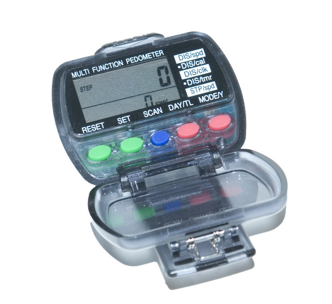 J Fit 30-0036 Deluxe Pedometer - Black