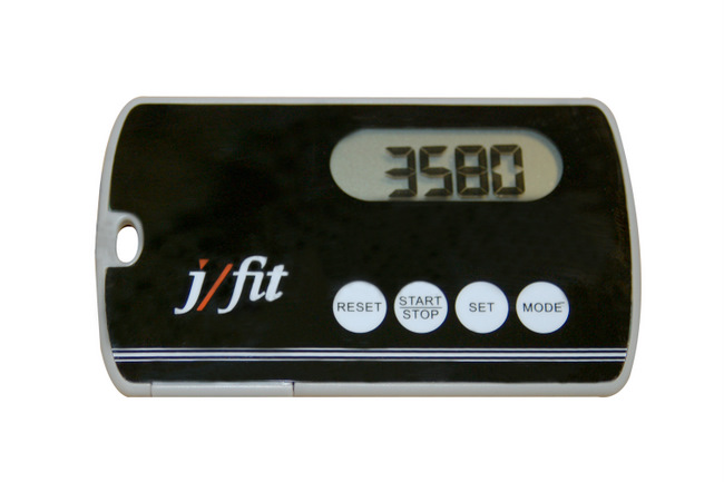 J Fit 30-0030 Slim Pedometer