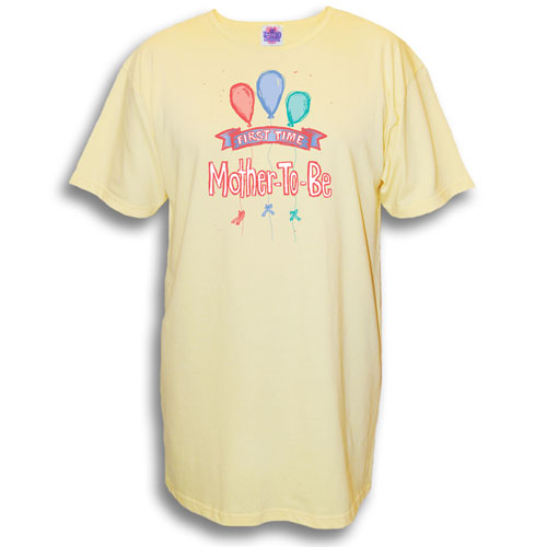 L.A. Imprints 3018 First Time Mother-To-Be Maternity Nightshirt
