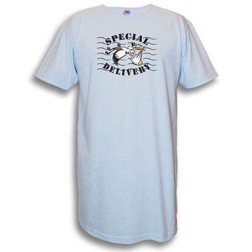 L.A. Imprints 3025 Special Delivery Maternity Nightshirt