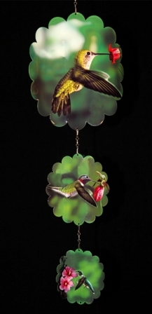 Next Innovations TRIHUMMIB-G PB Trilogy Hummingbird Wind Spinner