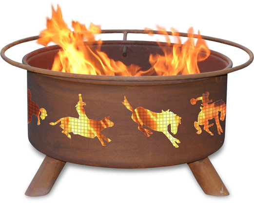 F104 3" Natural Rust Western Fire Pit