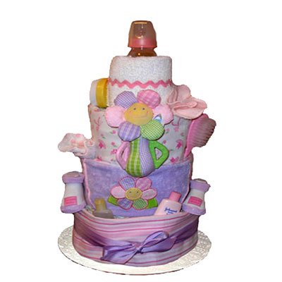 Tumbleweed Babies 1031204 Blossom Baby 4 Tier Diaper Cake baby gifts