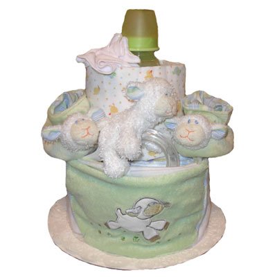 Tumbleweed Babies 1066302 Little Lamb 2 Tier Diaper Cake baby gifts