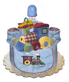 I Want To Be A Firefighter Diaper Cake - 3 Tier
