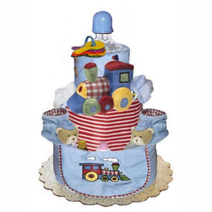Tumbleweed Babies 1074103 Choo Choo 3 Tier Diaper Cake baby gifts