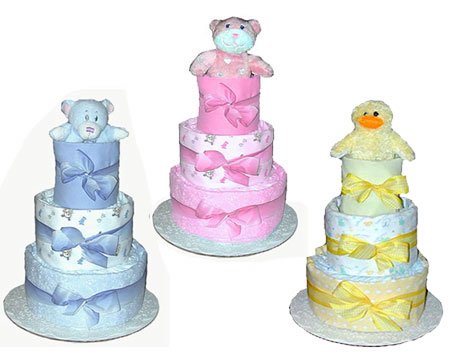 Elmo Diaper Cake - 1 Tier