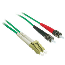 Cables To Go 37212 2m LC-ST DUPLEX 62.5-125 MULTIMODE FIBER PATCH CABLE - GREEN Cables To Go 37212 2m LC-ST DUPLEX 62.5-125 MULTIMODE FIBER PATCH CABLE - GREEN