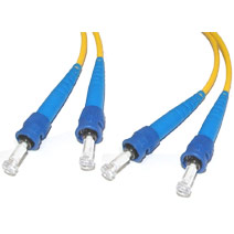 Cables To Go 25933 5m ST-ST DUPLEX 9-125 SINGLEMODE FIBER PATCH CABLE Cables To Go 25933 5m ST-ST DUPLEX 9-125 SINGLEMODE FIBER PATCH CABLE