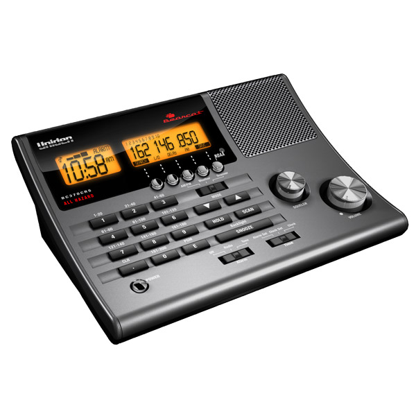 Uniden BC370CRS 300Channel Scanner With AM/FM Radio And Atomic Clock