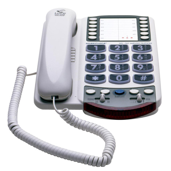 AmeriPhone XL50 Amplified Corded Telephone