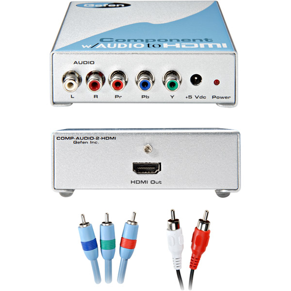 Gefen EXTCOMPAUD2HDMIN Component Audio to HDMI Adapter