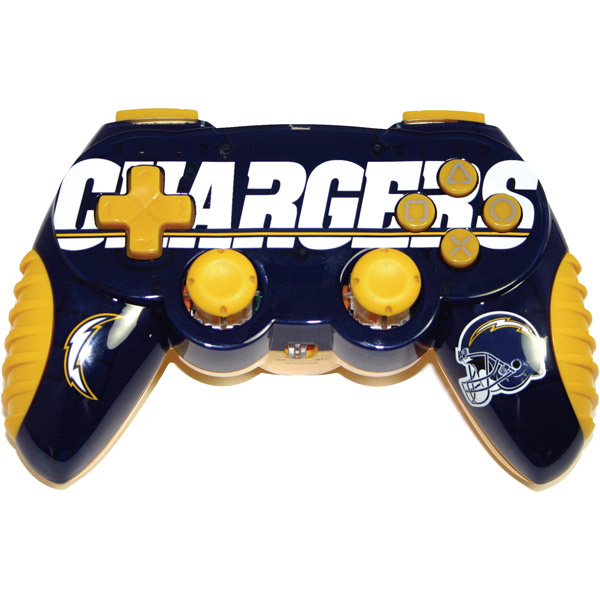 Mad Catz NFL-SDC082461/04/1 Officially Licensed San Diego Chargers NFL Wireless PS2 Controller