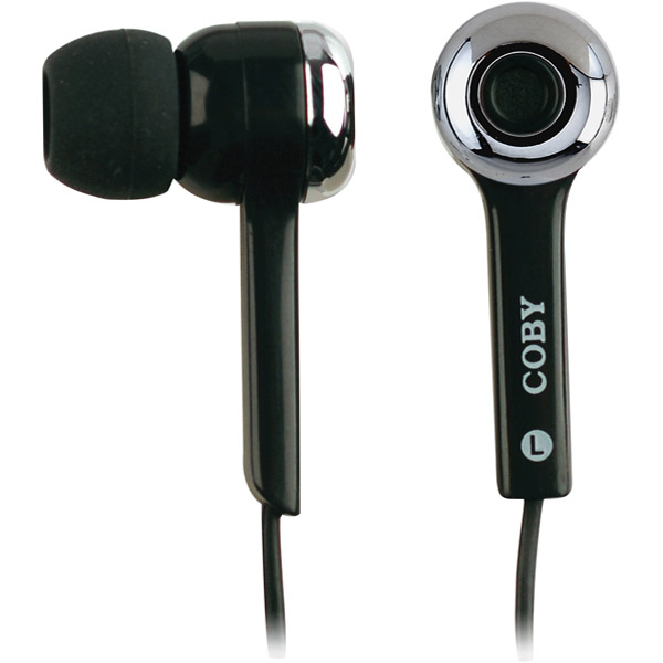 Coby CVE31 BLACK Isolation Stereo Headphones