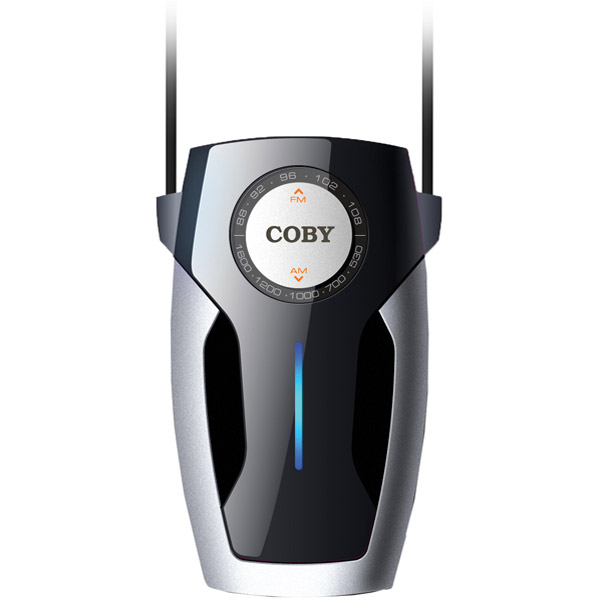 Coby CX73BLK Pocket AM/FM Radio Black