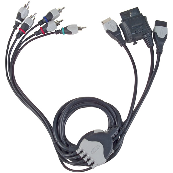 Video Game Accessories Intec G5249 8 Universal Component Video Cable DBL27758