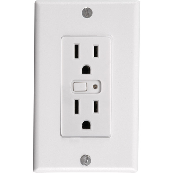 GE 45605 ZWave Wireless Lighting Control Duplex Receptacle