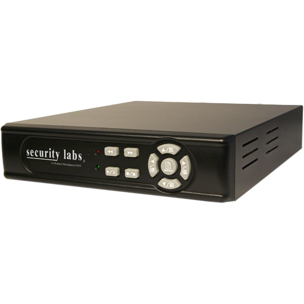 Security Labs SLD244 4-Channel Multiplexed 160GB DVR with Motion Detection